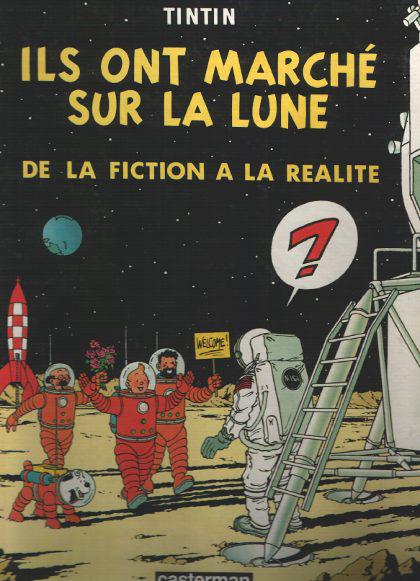 Tintin (divers) # 0 - Ils ont marché sur la lune + feuille volante Pierre Couperie