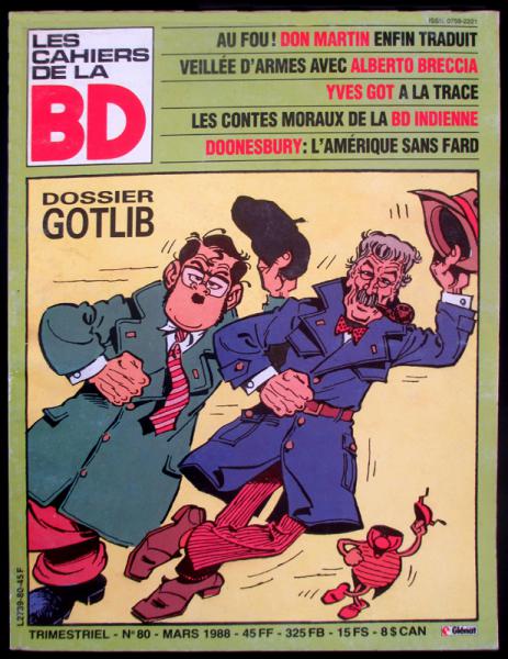 Schtroumpf - les cahiers de la bande dessinée # 80 - Spécial Gotlib + Don Martin + Breccia + Got