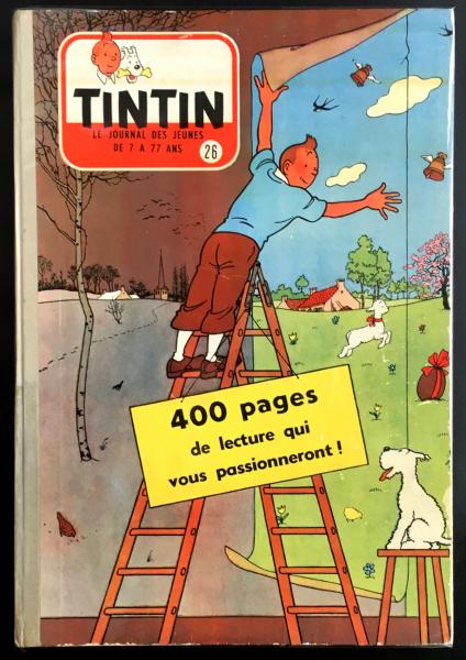 Tintin Français (recueils) # 26 - Recueil éditeur n°26 - couv. Hergé