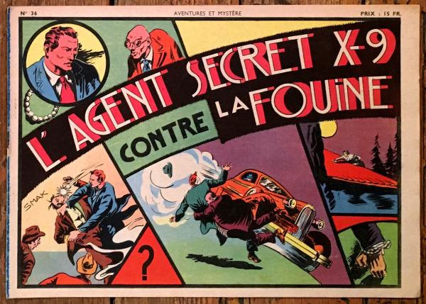 Aventures et mystère (après-guerre) # 36 - L'Agent X-9 contre la Fouine