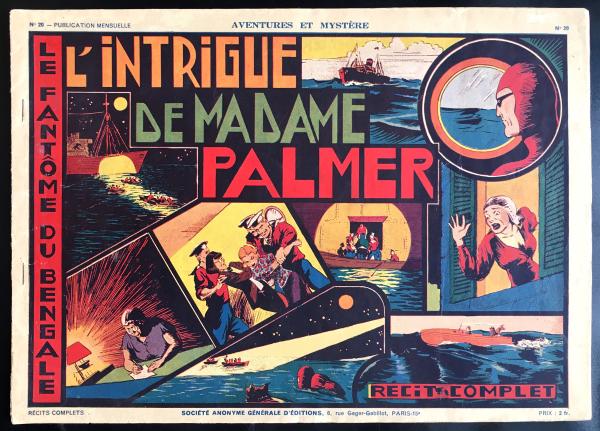 Aventures et mystère (avant-guerre) # 20 - L'Intrigue de madame Palmer