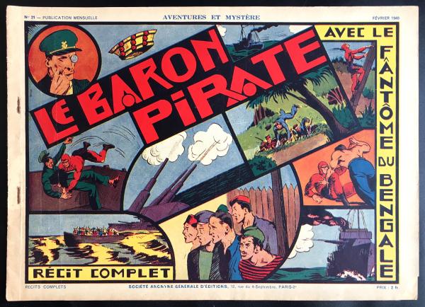 Aventures et mystère (avant-guerre) # 21 - Le Baron pirate