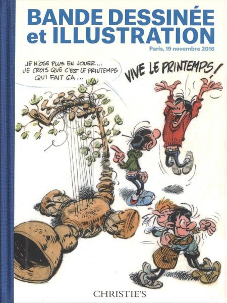 Bande dessinée et illustration - catalogue Christie's 19 novembre 2016