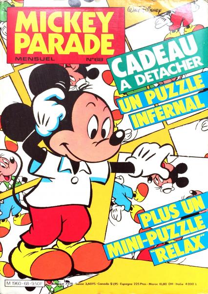 Mickey parade (deuxième serie) # 68 - Un puzzle infernal + supplément attaché!