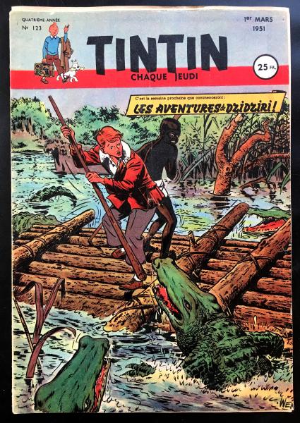 Tintin journal (français)  # 123 - Couverture A.Weinberg