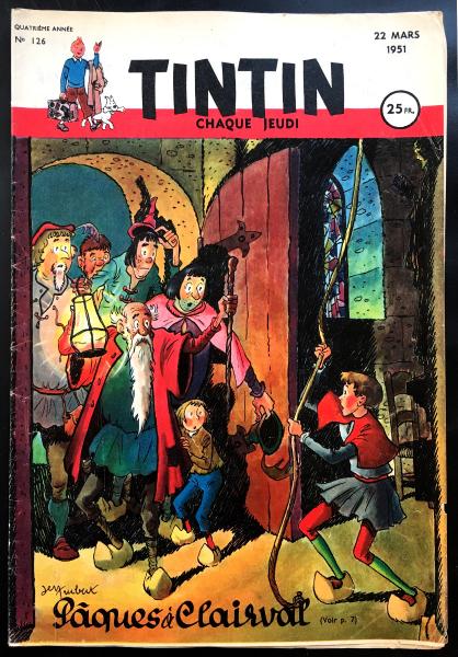 Tintin journal (français)  # 126 - Couverture Jean Trubert