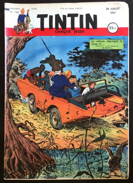 Tintin journal (français)  # 144 - Couverture Weinberg