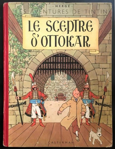 Tintin (une aventure de) # 8 - Le Sceptre d'Ottokar - B2 1948