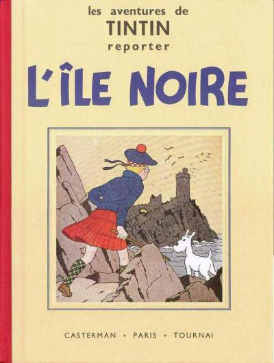 Tintin (fac simile N&B) # 7 - L'île noire
