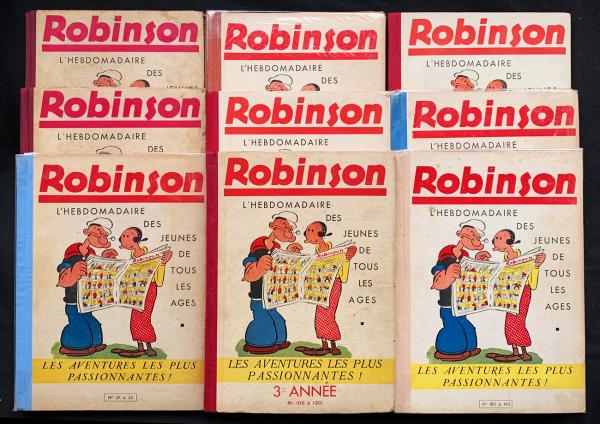 Robinson (avant-guerre) # 0 - Exceptionnelle collection : 1 à 195 en 9 recueils