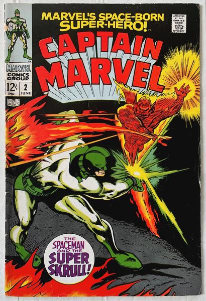 Captain Marvel # 2 - The spaceman and the super-Skrull!