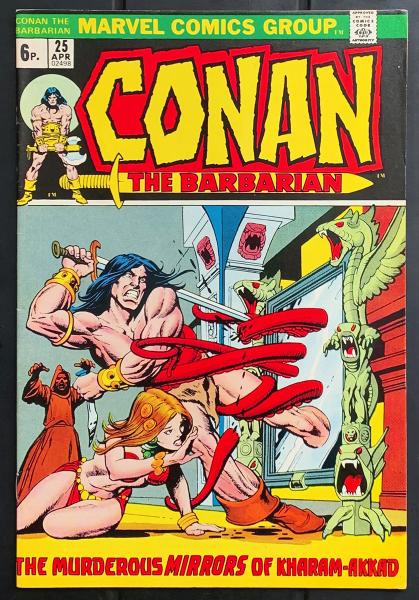 Conan the Barbarian # 25 - Murderous mirrors of Khamar-Akkad, the