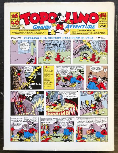 Topolino (collana grandi ristampa) # 0 - Recueil 1937 - 4 - 4ème trimestre
