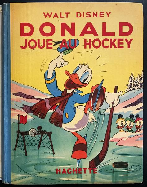 Donald joue au hockey