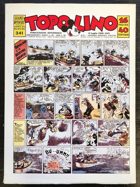 Topolino (collana grandi ristampa) # 0 - Recueil 1939 - 3 - 3ème trimestre