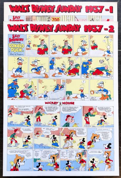 Walt Disney Sunday (Comic art collana) # 0 - 1937 1+2 fac-simile anastatica