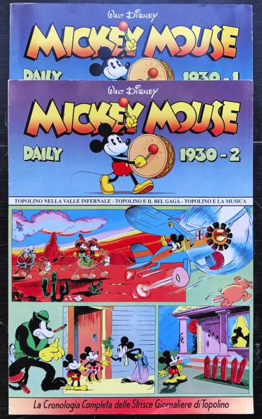 Mickey mouse daily (Comic art collana) # 0 - 1930 1+2 Comic art cronologia strisce Topolino 44 fumetti