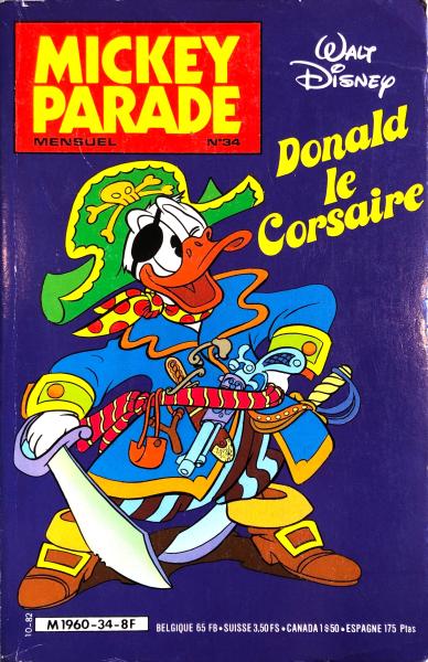 Mickey parade (deuxième serie) # 34 - Donald le corsaire