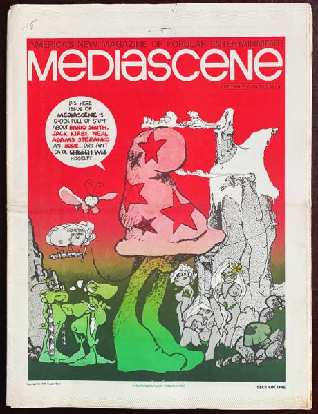 Mediascene # 15 - #15 - Cheech wizard cover - double issue