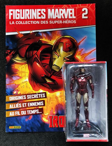 Figurines Marvel Panini # 2 - Iron-man - en boîte + magazine