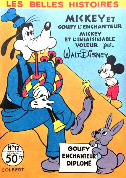 Les belles histoires de Walt Disney (2ème série) # 12 - Mickey et Goufy l'enchanteur