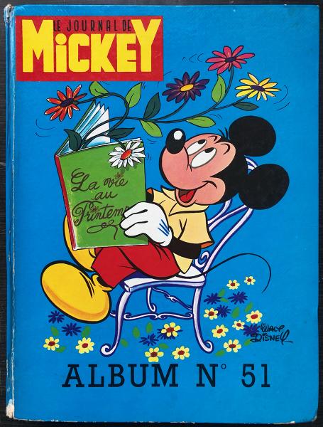 Journal de mickey (recueils) # 51 - Recueil éditeur - contient 985 à 996