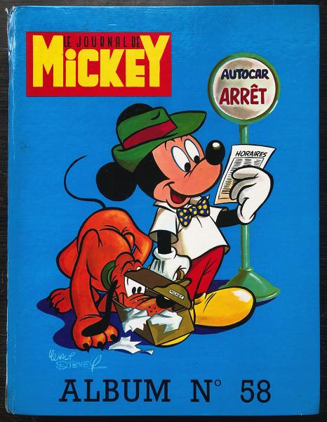Journal de mickey (recueils) # 58 - Recueil éditeur - contient 1087 à 1102