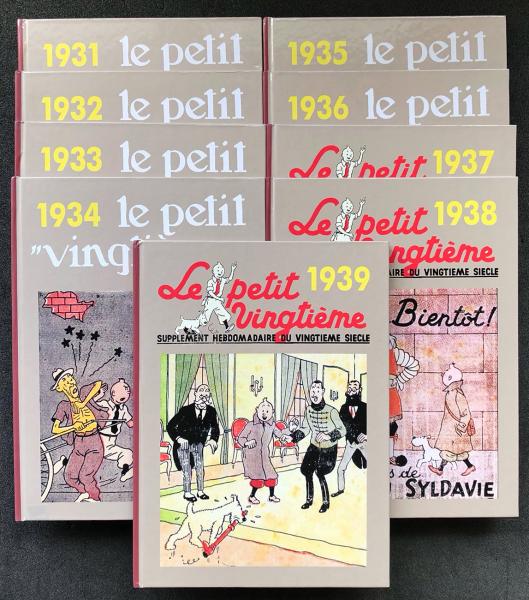 Petit Vingtième (recueil des couvertures) # 0 - Série complète 9 recueils - 1931-1939