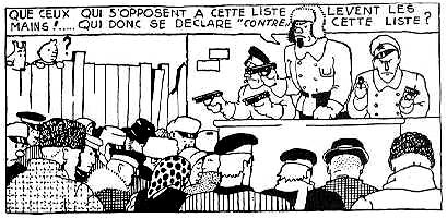 une case de la BD la plus chère d'Europe : Tintin au pays des soviets (1930), avec la première apparition (en album) du jeune reporter : environ 10 000 euros