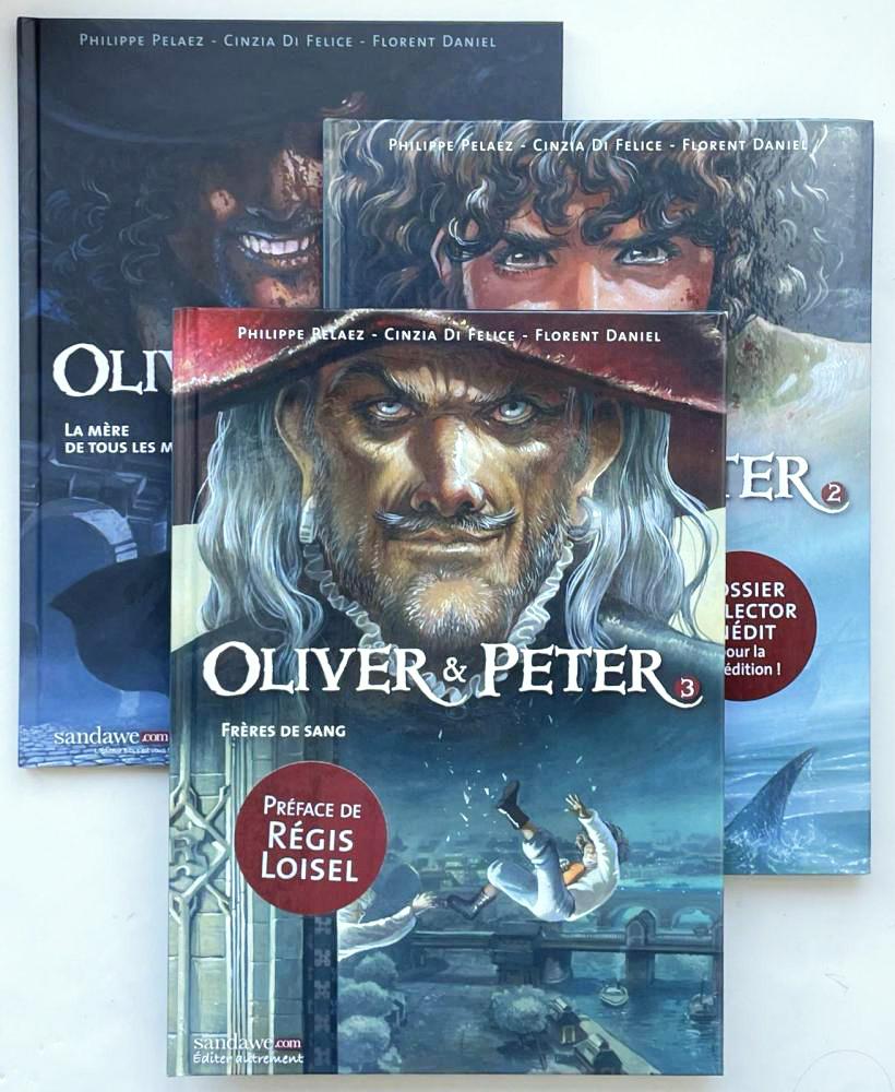 Oliver & Peter # 0 - Coffret triptyque TL + dédicace + ex-libris