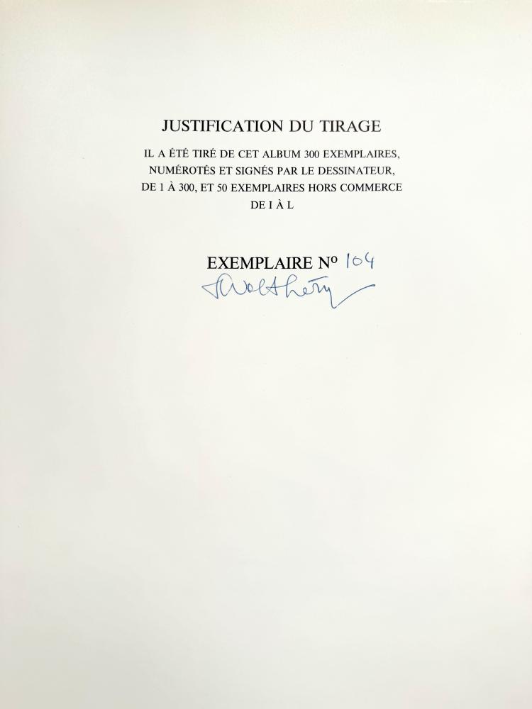Walthéry (divers) # 0 - Walthery - portfolio libro-science 300 ex. N&S