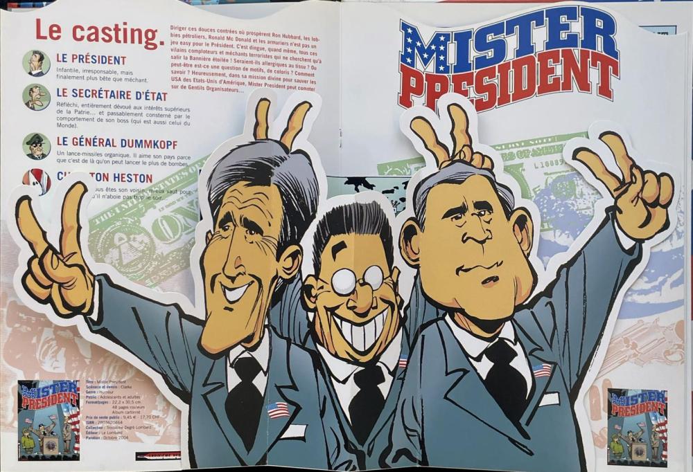 Mister President + pop-up dossier presse