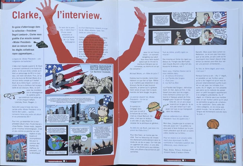 Mister President + pop-up dossier presse