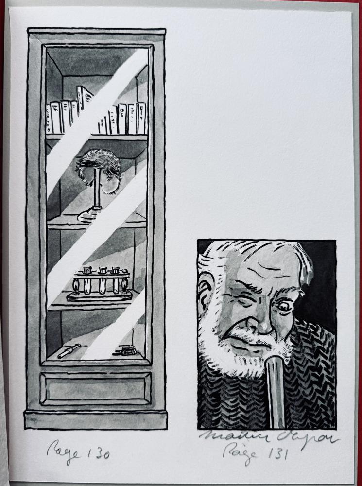 Portrait du joueur - TT 30ex. N&S + dessin Hemingway