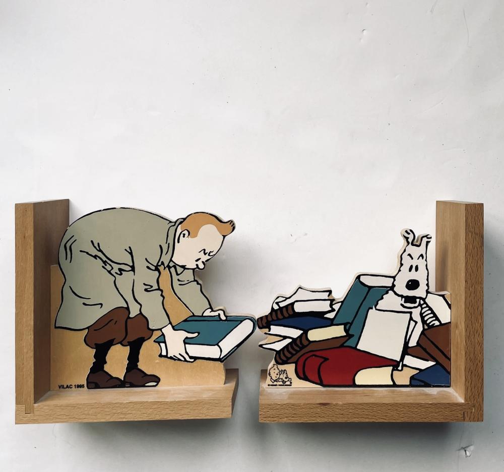 Tintin (3D) # 0 - Serre-livres Vilac Tintin - modèle aux livres