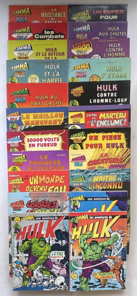 Hulk (Gamma) # 0 - Série complète n°1 à 22