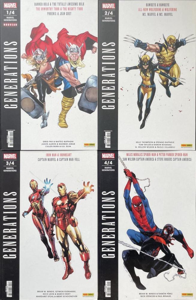 Marvel Generations # 0 - Collection Complète T.1 à 4