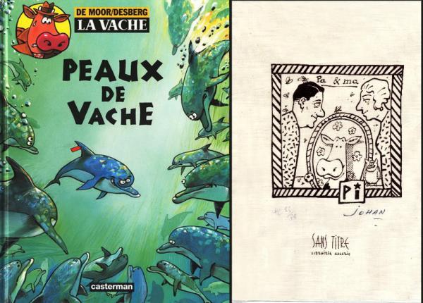 La Vache # 4 - Peaux de vache + ex libris 100 ex.