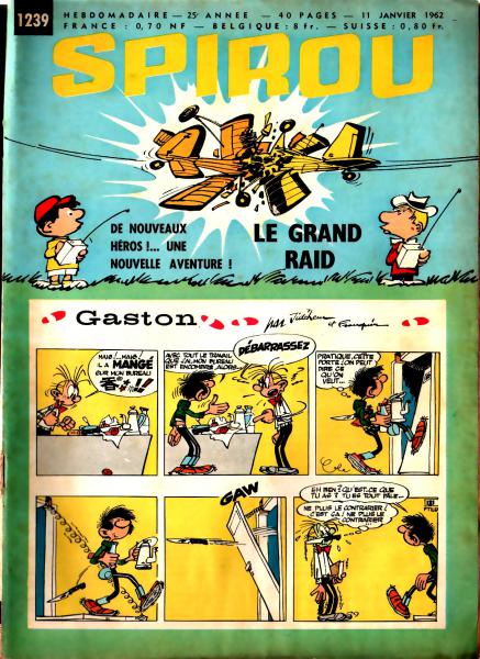 Spirou (journal) # 1239 - Avec mini recit 95 - Alerte au plombier volant!