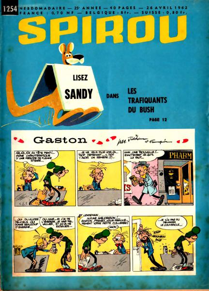 Spirou (journal) # 1254 - Sans mini récit