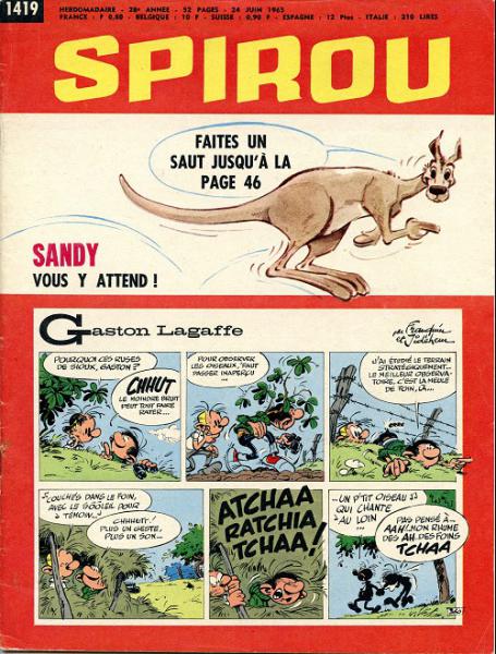 Spirou (journal) # 1419 - 