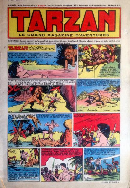 Tarzan (2ème série) # 25 - Tarzan journal petit format n°25