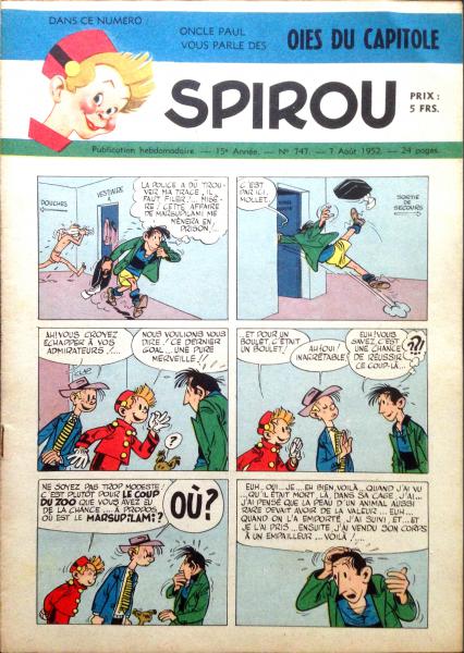 Spirou (journal) # 747 - 