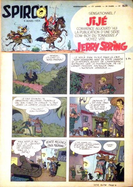 Spirou (journal) # 829 - 