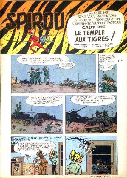 Spirou (journal) # 830 - 