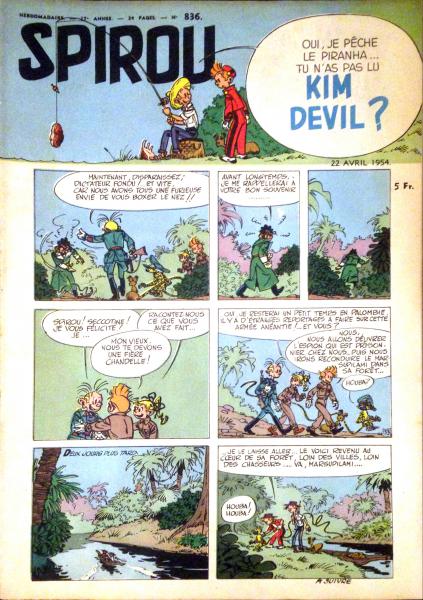 Spirou (journal) # 836 - 