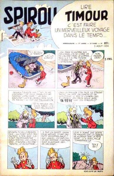 Spirou (journal) # 851 - 