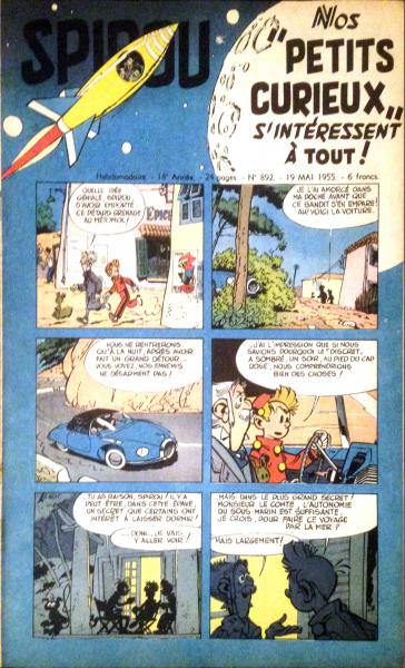 Spirou (journal) # 892 - 