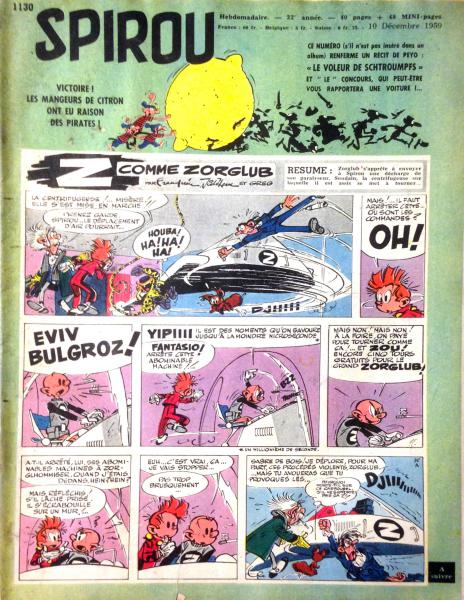 Spirou (journal) # 1130 - Sans mini récit