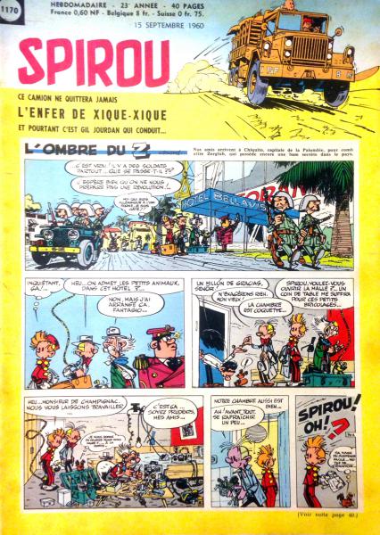 Spirou (journal) # 1170 - Sans mini récit